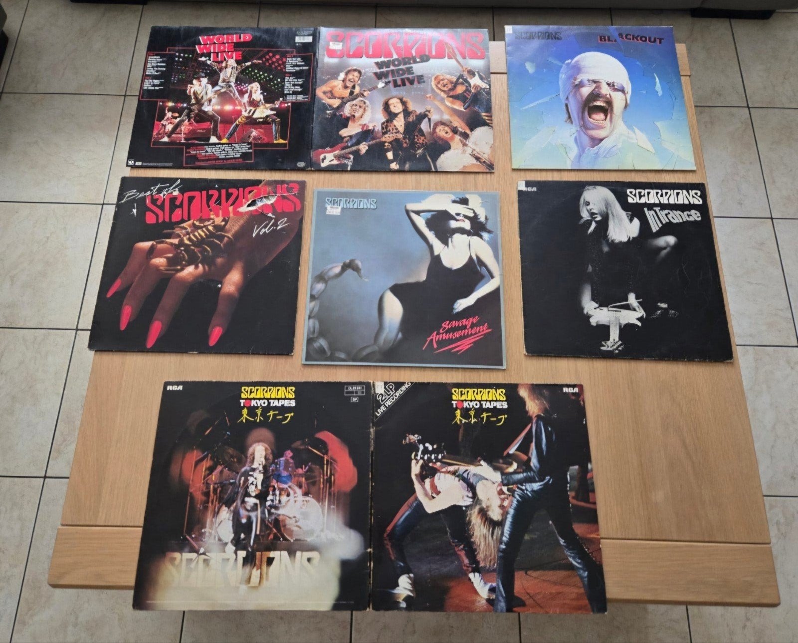 Collectie Vinyl 33 Toeren platen Scorpions, Cd's en Dvd's, Ophalen of Verzenden, LP