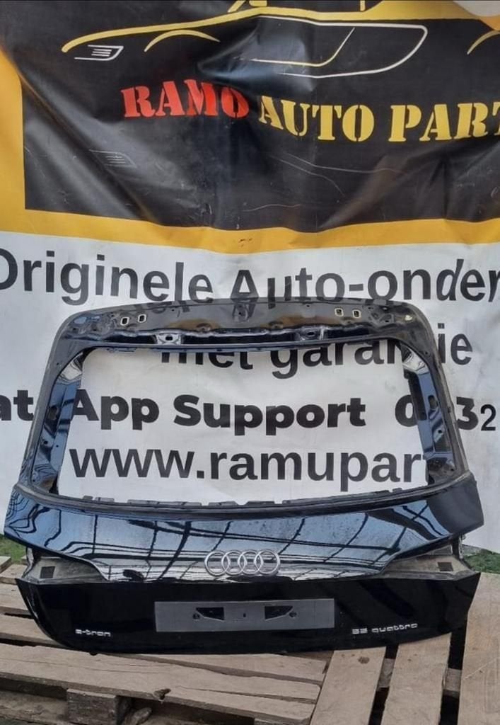 AUDI E-TRON 55 ACHTERKLEP ORIGINEEL KLEUR, Arrière, -, Haillon arrière, Utilisé