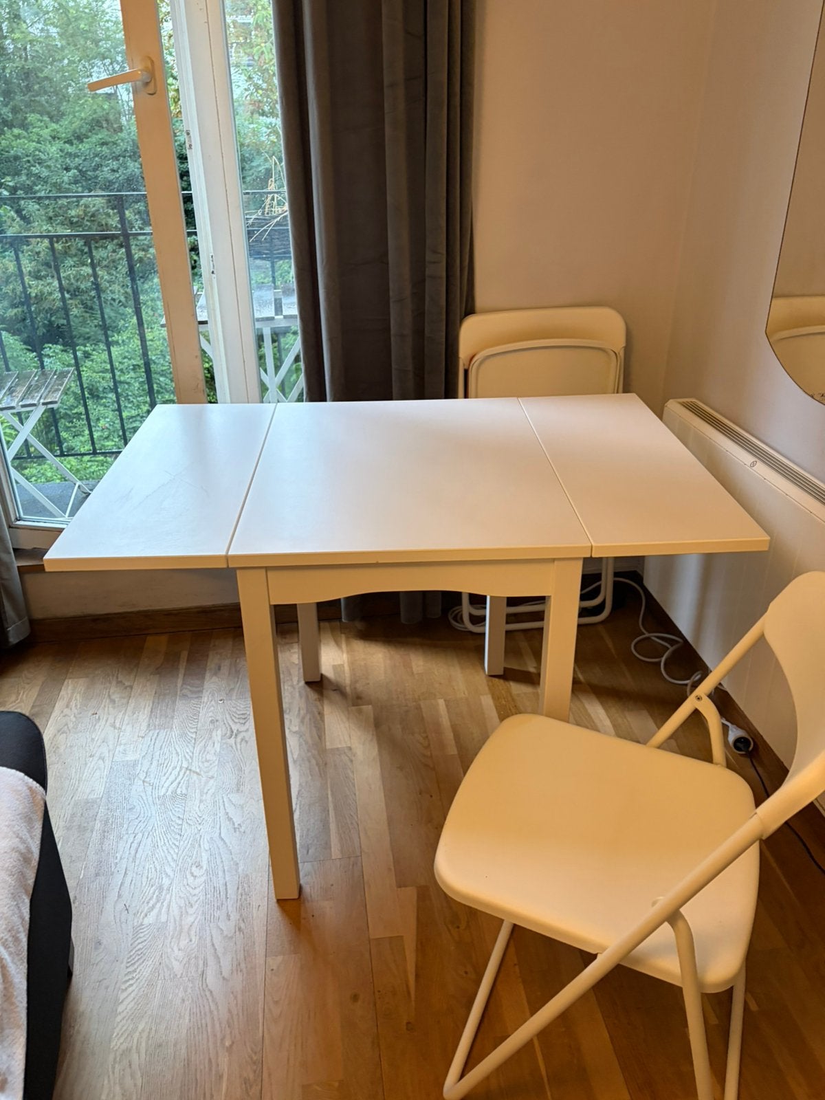 Lot table et 2 chaises IKEA, Enlèvement, Comme neuf