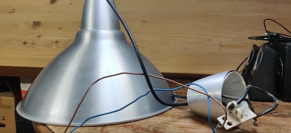 Hanglamp zilver in goede staat, Huis en Inrichting, Lampen | Hanglampen, Ophalen
