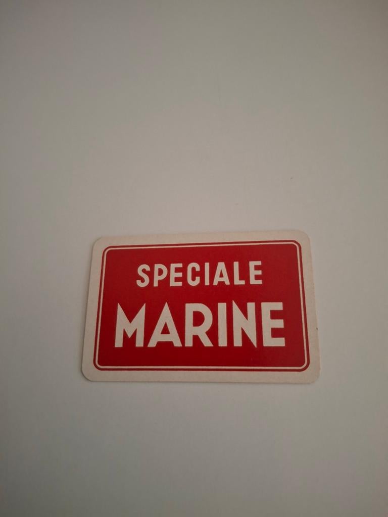 Oude speelkaart speciale marine, Verzamelen, Ophalen of Verzenden