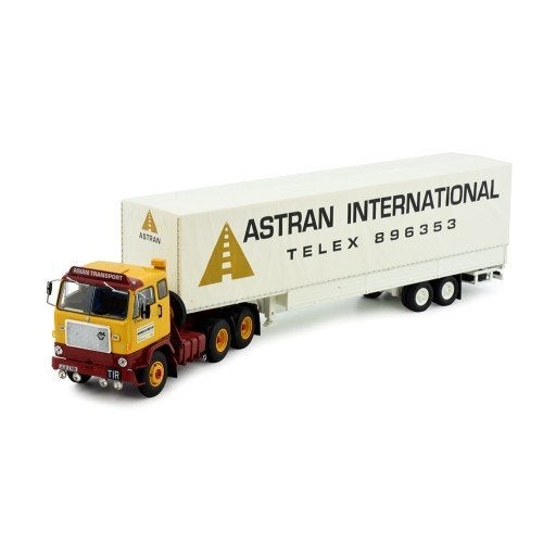Tekno 83386 Volvo F88 6x4 stepframe trailer Astran, Ophalen of Verzenden, Nieuw, Bus of Vrachtwagen, Tekno