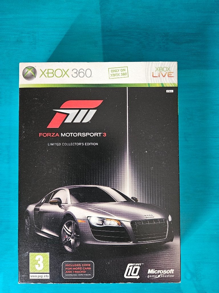 Forza Motorsport 3 Limited Collector's Edition, Games en Spelcomputers, Games | Xbox 360, Online, Gebruikt, 1 speler, Racen en Vliegen