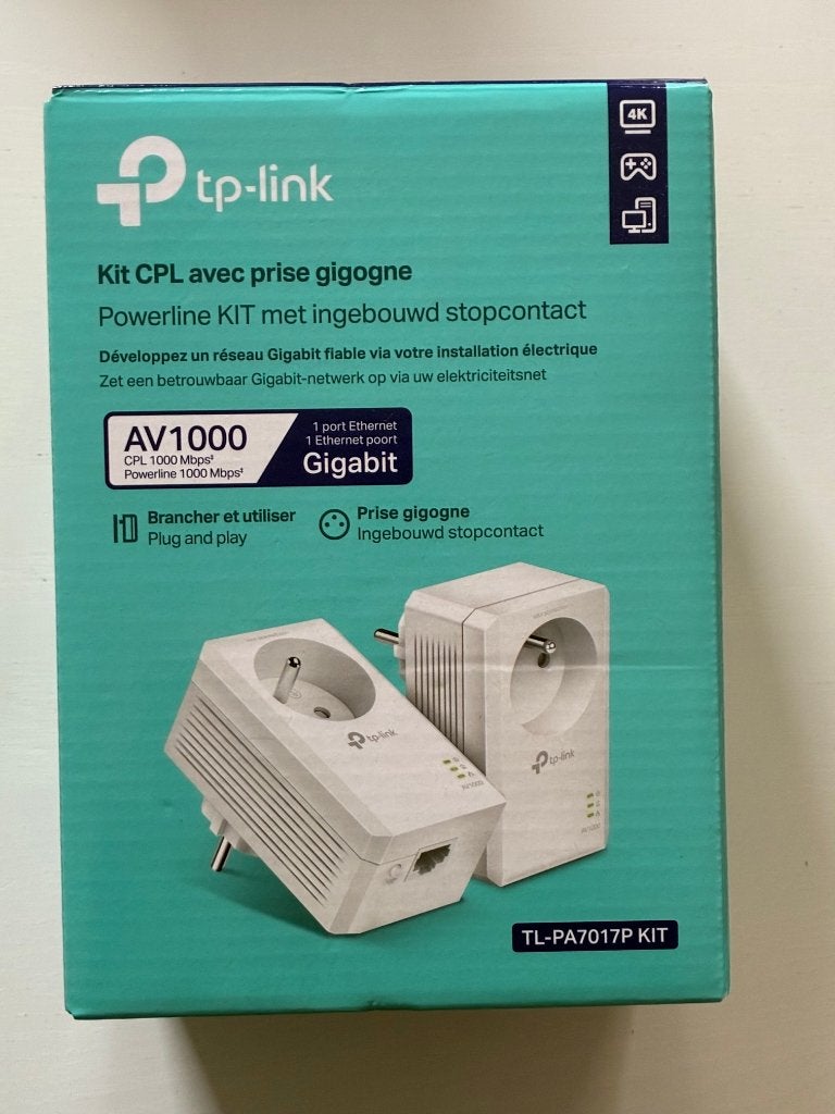TP-Link PA7017P – Kit CPL AV1000, Enlèvement ou Envoi, Utilisé, TP-LINK