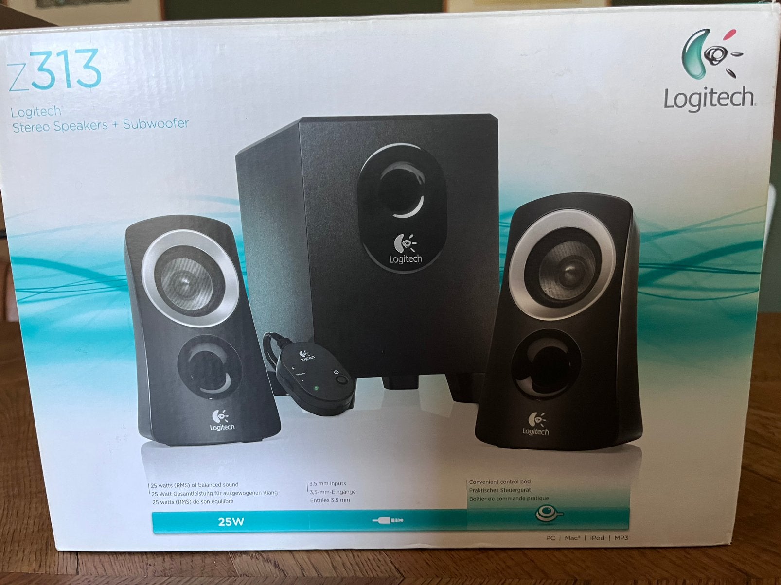 Speakerset PC Logitech Z313, Informatique & Logiciels, Enlèvement, Comme neuf
