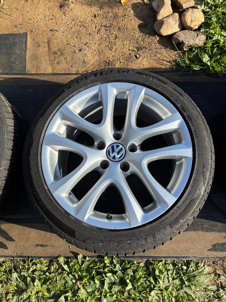Roues d'hiver VW 5x112 57.1 Golf 5/6 Beetle Scirocco Audi A3, Autos : Pièces & Accessoires, Pneus et Jantes, Pneus hiver, Véhicule de tourisme