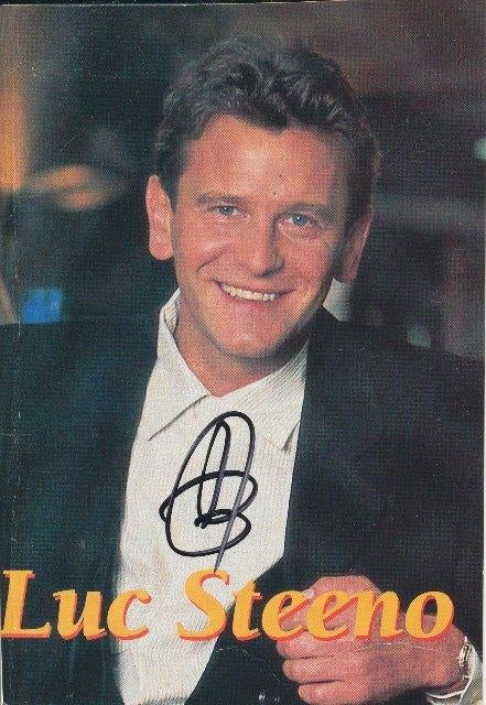 (m79) Luc Steeno, gesigneerde promotiefoto, Envoi