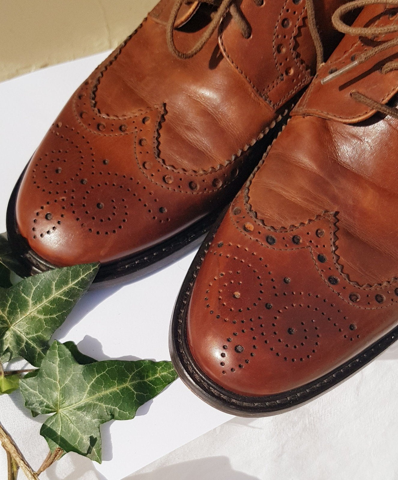 Derbies 🔥vintage marque  Scapa T.40.5🔥(CUIR), Scapa, Enlèvement ou Envoi, Brun, Porté