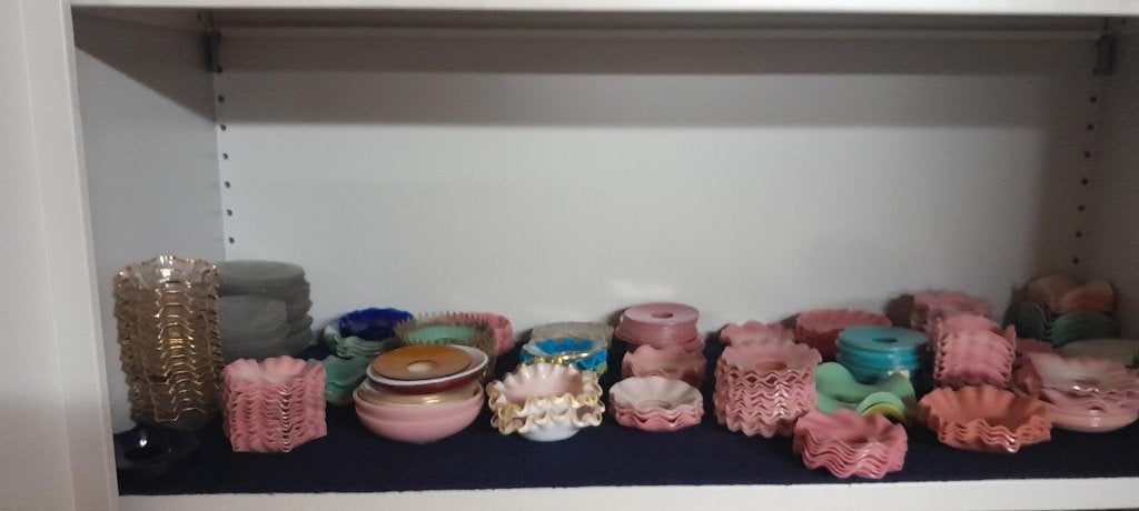 schaaltjes voor luster Lampe Belge, Antiek en Kunst, Ophalen