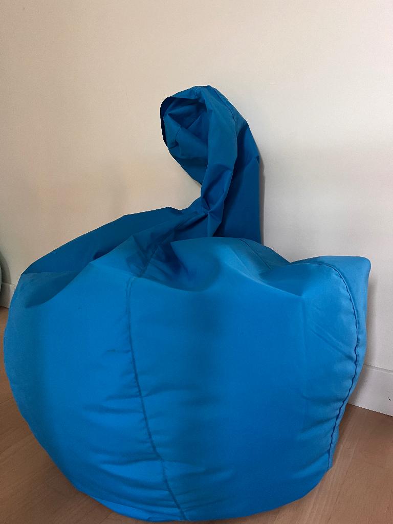 Zitzak, Huis en Inrichting, Zitzakken, Ophalen, Gebruikt, Blauw, Zitzak