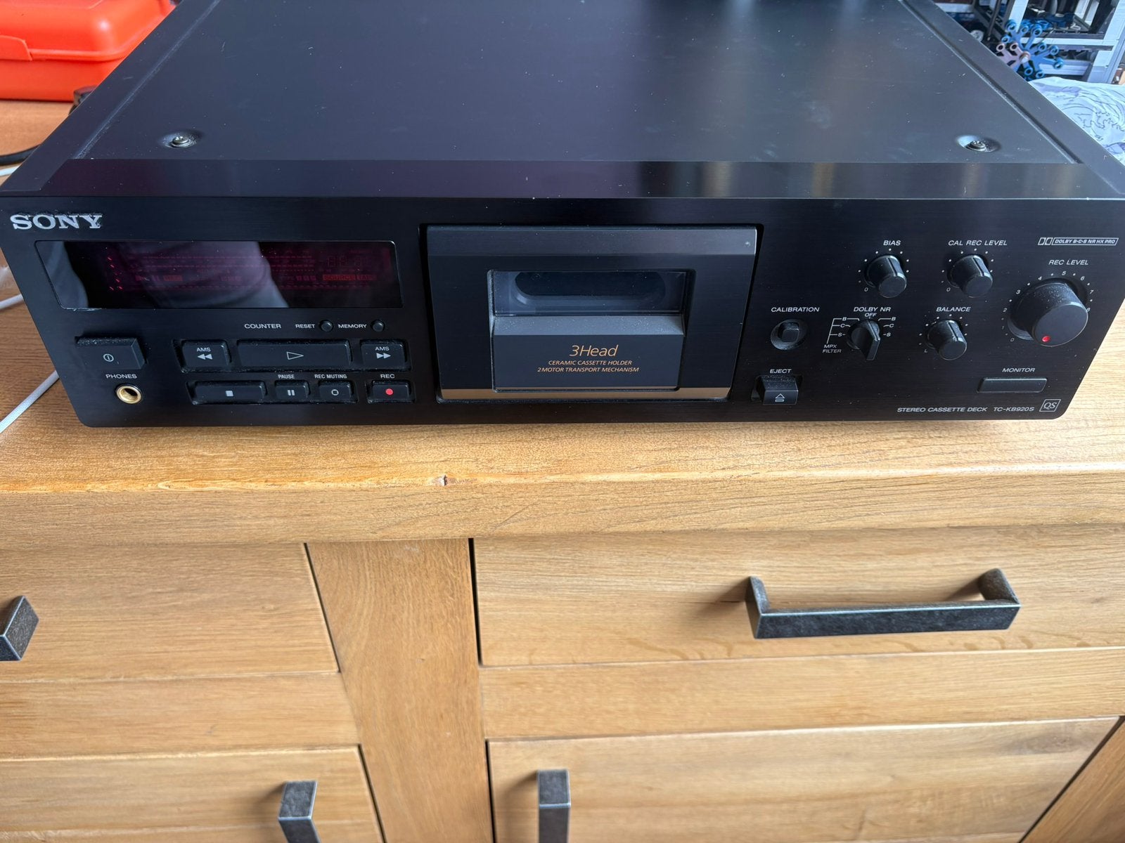 Sony TC-KB920S QS Cassettedeck mint!, Audio, Tv en Foto, Cassettedecks, Ophalen of Verzenden, Sony, Tiptoetsen