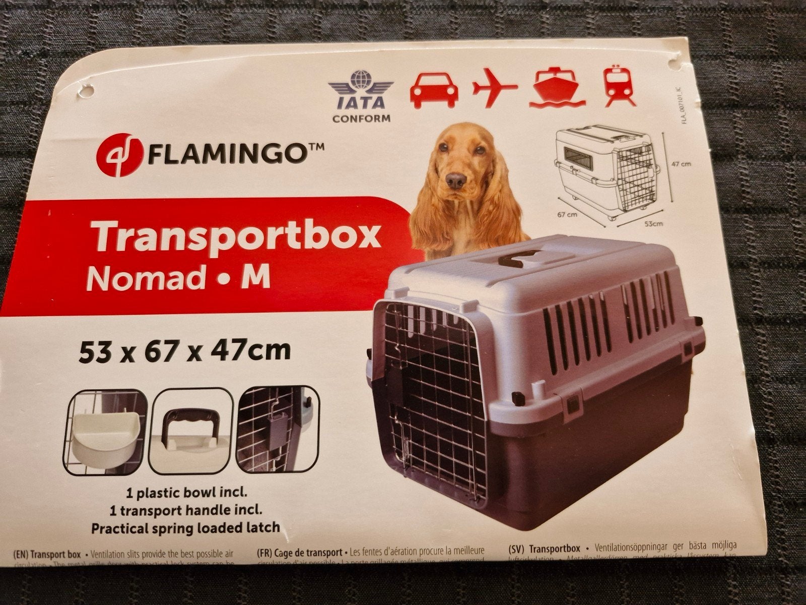 Transportbox nomad medium, Dieren en Toebehoren, Honden-accessoires, Ophalen