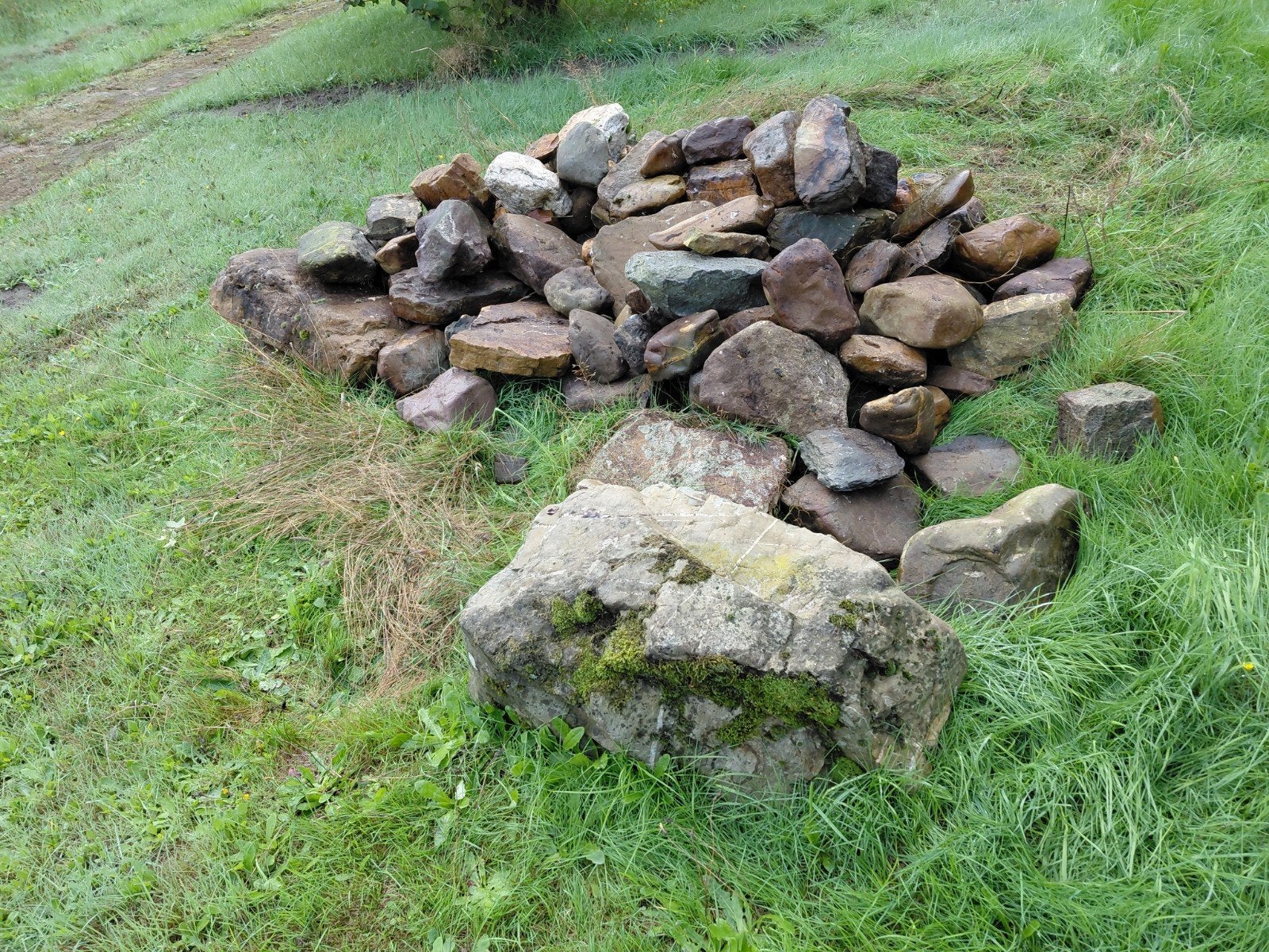 rivier stenen, Ophalen