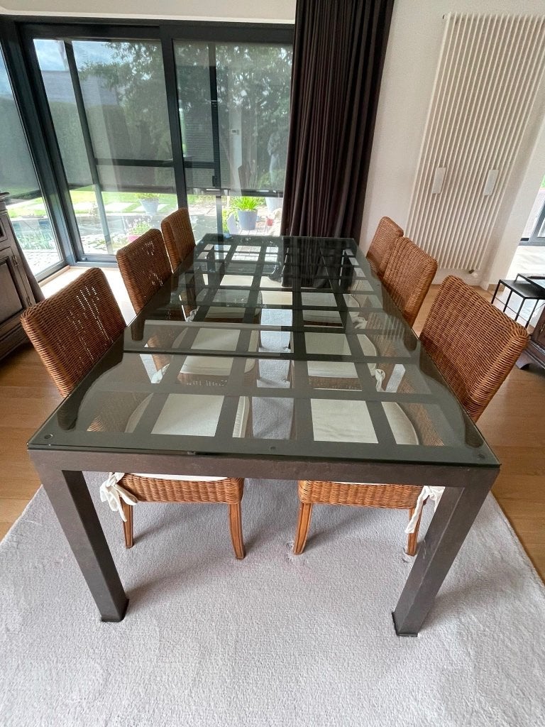 Tafel met stoelen -salontafel, Antiek en Kunst, Ophalen