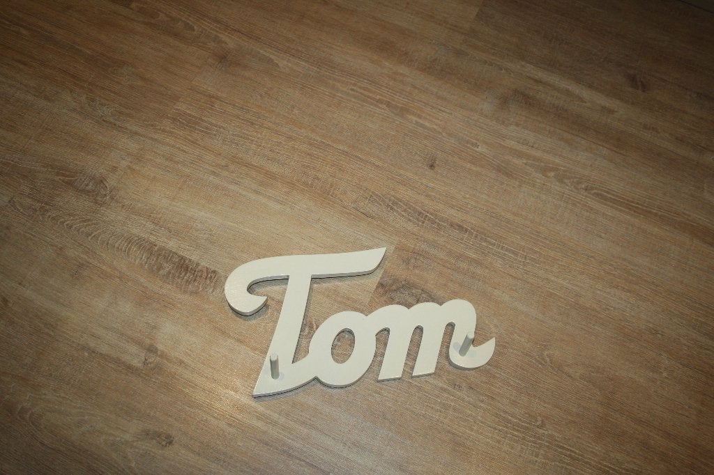 Kinderkapstok Tom, Ophalen, Handgemaakt, Zo goed als nieuw, Wit