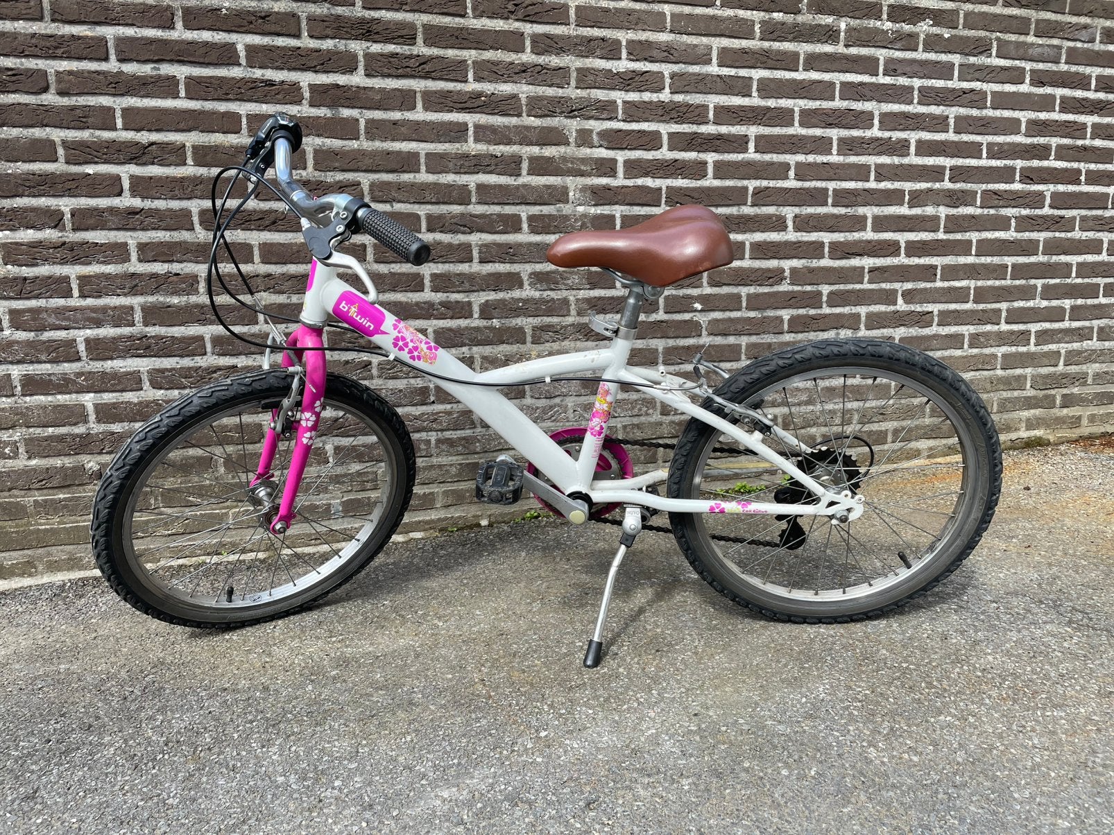Meisjesfiets 20inch, Ophalen, Gebruikt, Velgrem, Versnellingen