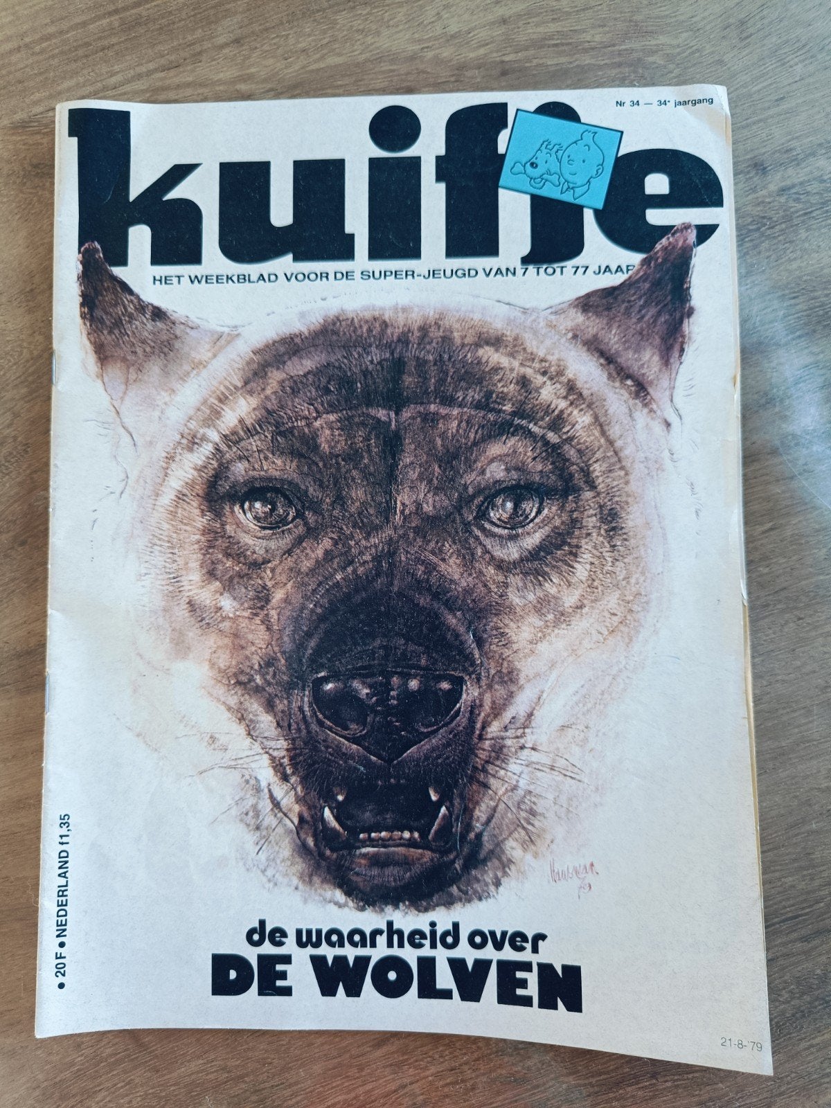 Kuifje 1979, Livres, Animaux & Animaux domestiques, Enlèvement ou Envoi, Utilisé