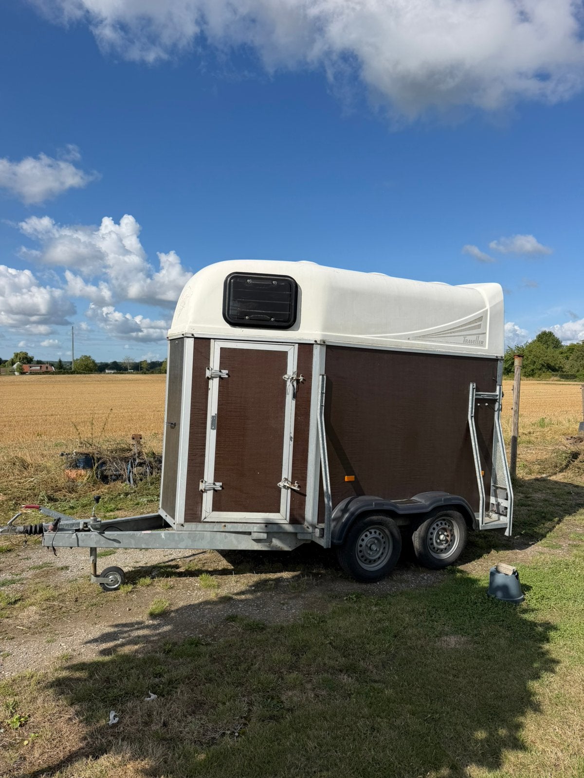 Weyer 1,5 paardentrailer, Dieren en Toebehoren, Ophalen, Gebruikt