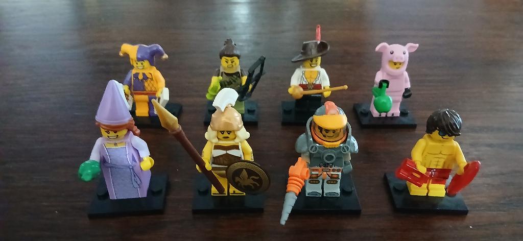 Lego Minifigures Serie 12 ( 8 st ), Complet, Lego, Comme neuf, Enlèvement