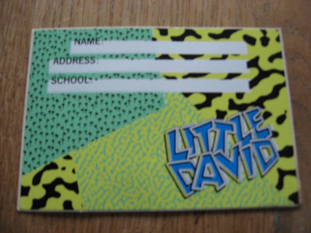Vintage Sticker Little David, Enlèvement ou Envoi, Neuf, Marque