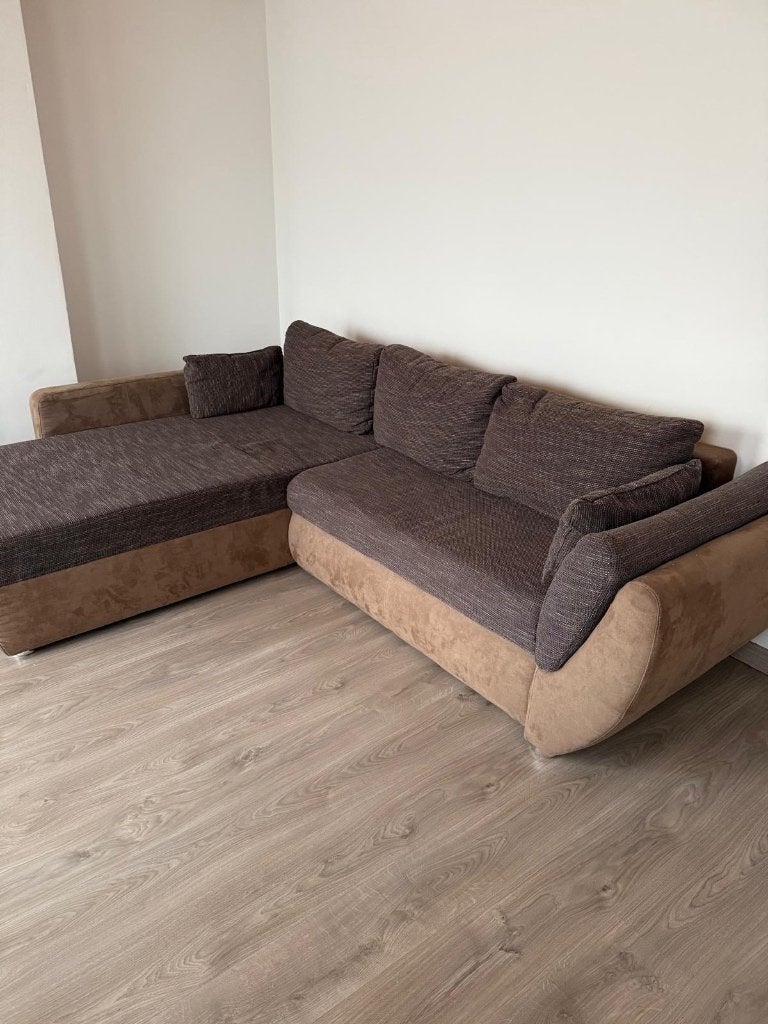Fauteuil brun/beige, Enlèvement ou Envoi, Comme neuf, Tissus