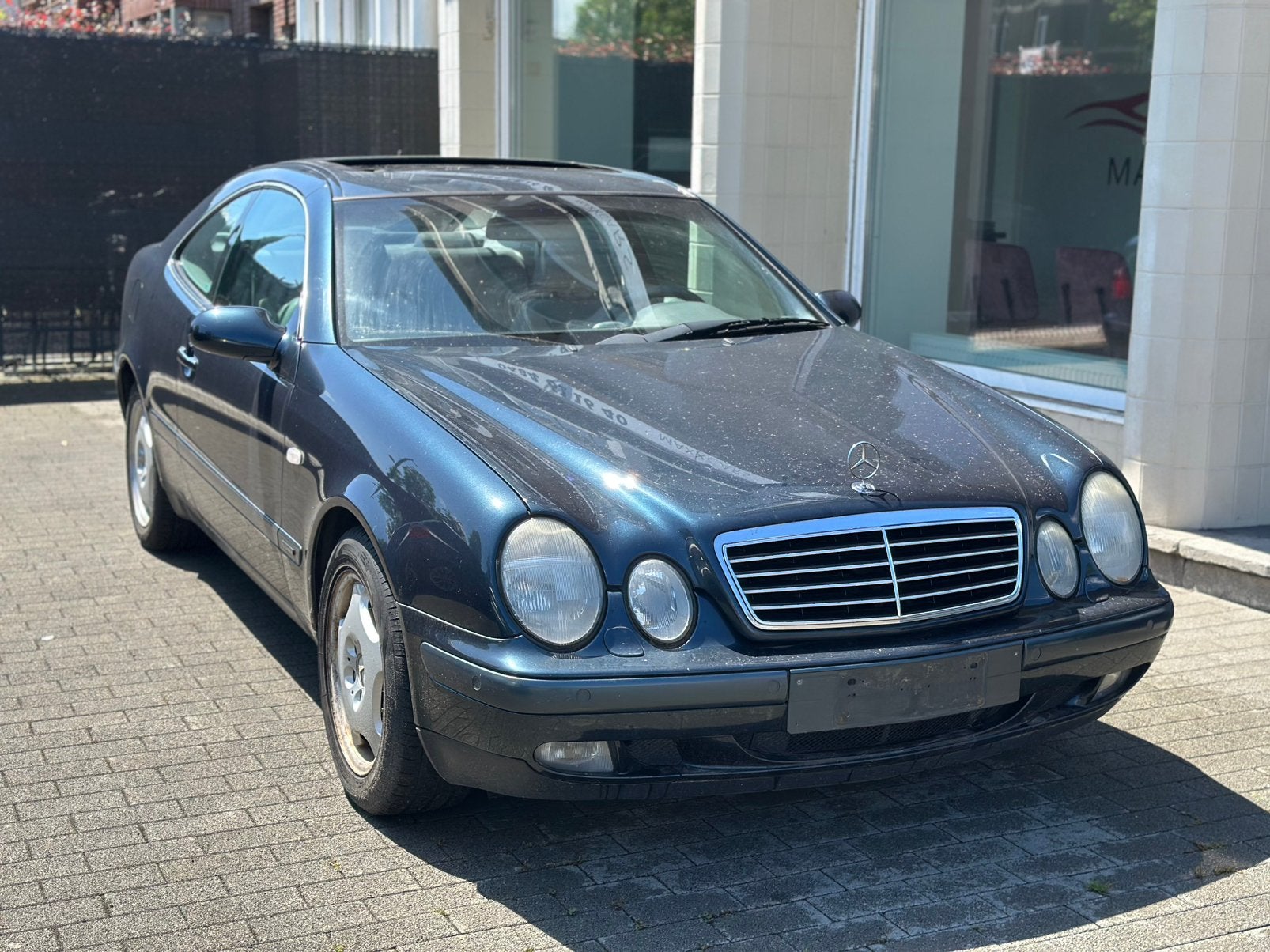 Mercedes CLK200 Aut.192.862 KM / Airco Leder Pdc Open dak, Auto's, Mercedes-Benz, 1998 cc, Achterwielaandrijving, 4 cilinders
