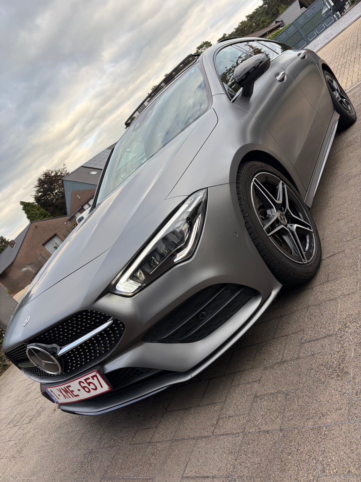 Mercedes CLA 250 4matic shooting break AMG 224pk FULL OPTION, Autos, Cuir, Achat, Entretenue par le concessionnaire, 5 portes