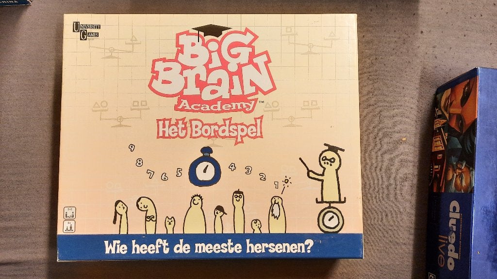 Big brain academy bordspel Nintendo gezelschapsspel, Trois ou quatre joueurs, Enlèvement ou Envoi, Comme neuf, University Games