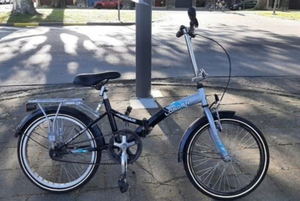 Abrar London 20 inch vouwfiets – zwart/grijs, Ophalen, Gebruikt
