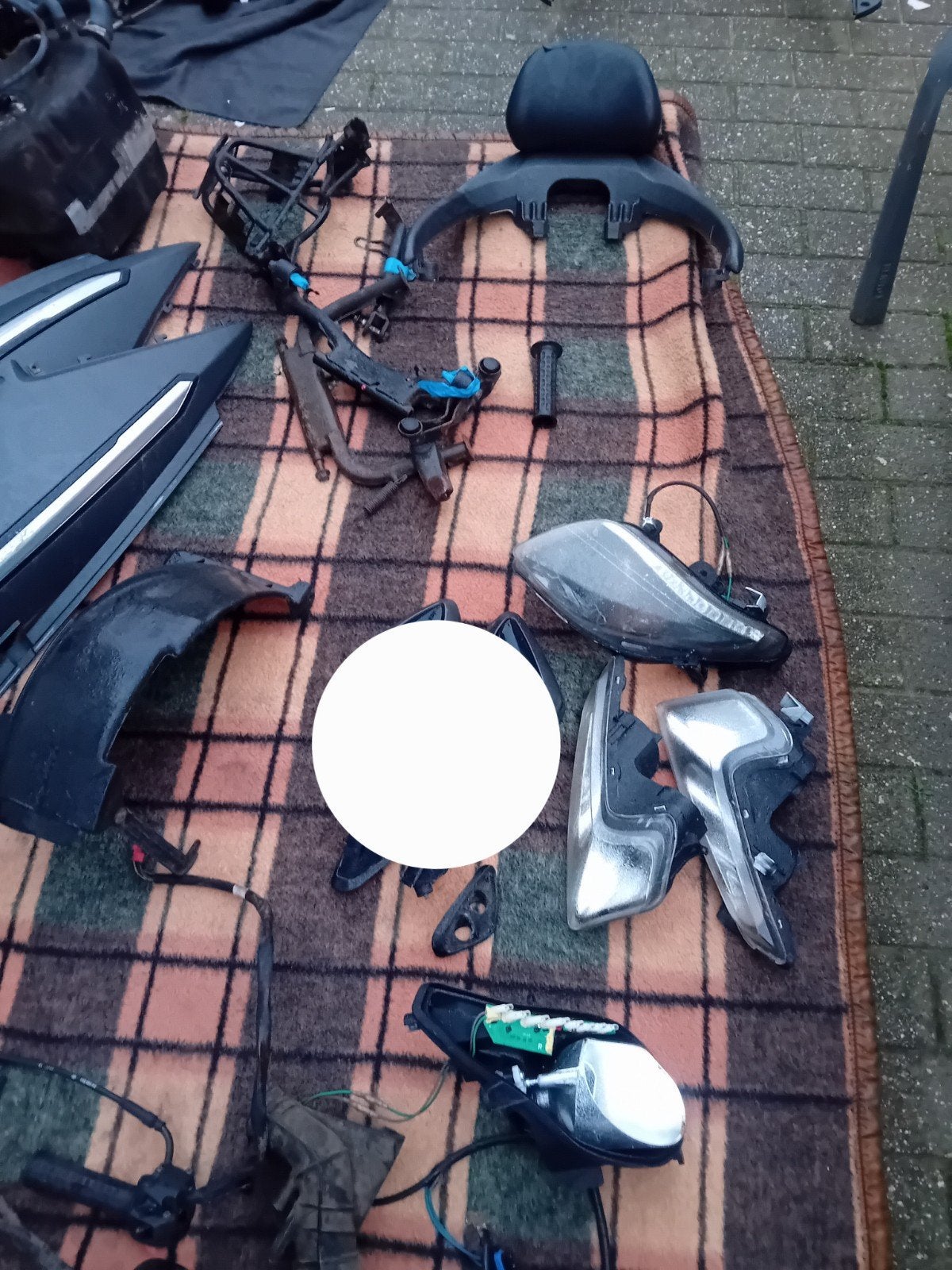 diverses pieces pour scooter sym evo I 125cc, Enlèvement, SYM