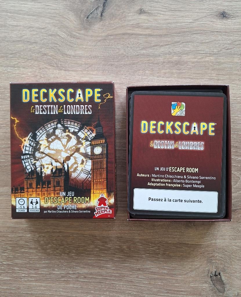 Deckscape Le Destin de Londres, Enlèvement, Neuf