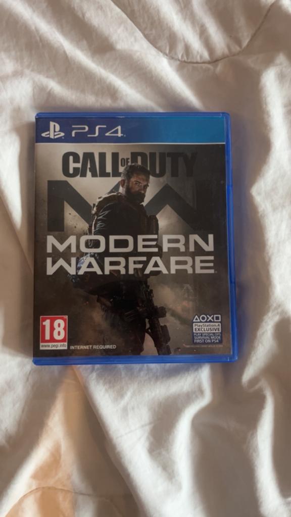 Call Of Duty Modern Warfare PS4, Enlèvement, Comme neuf
