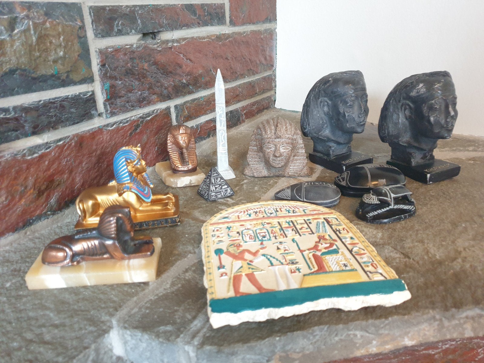 egypte. verzameling beelden, decor, Antiek en Kunst, Ophalen, Beeld