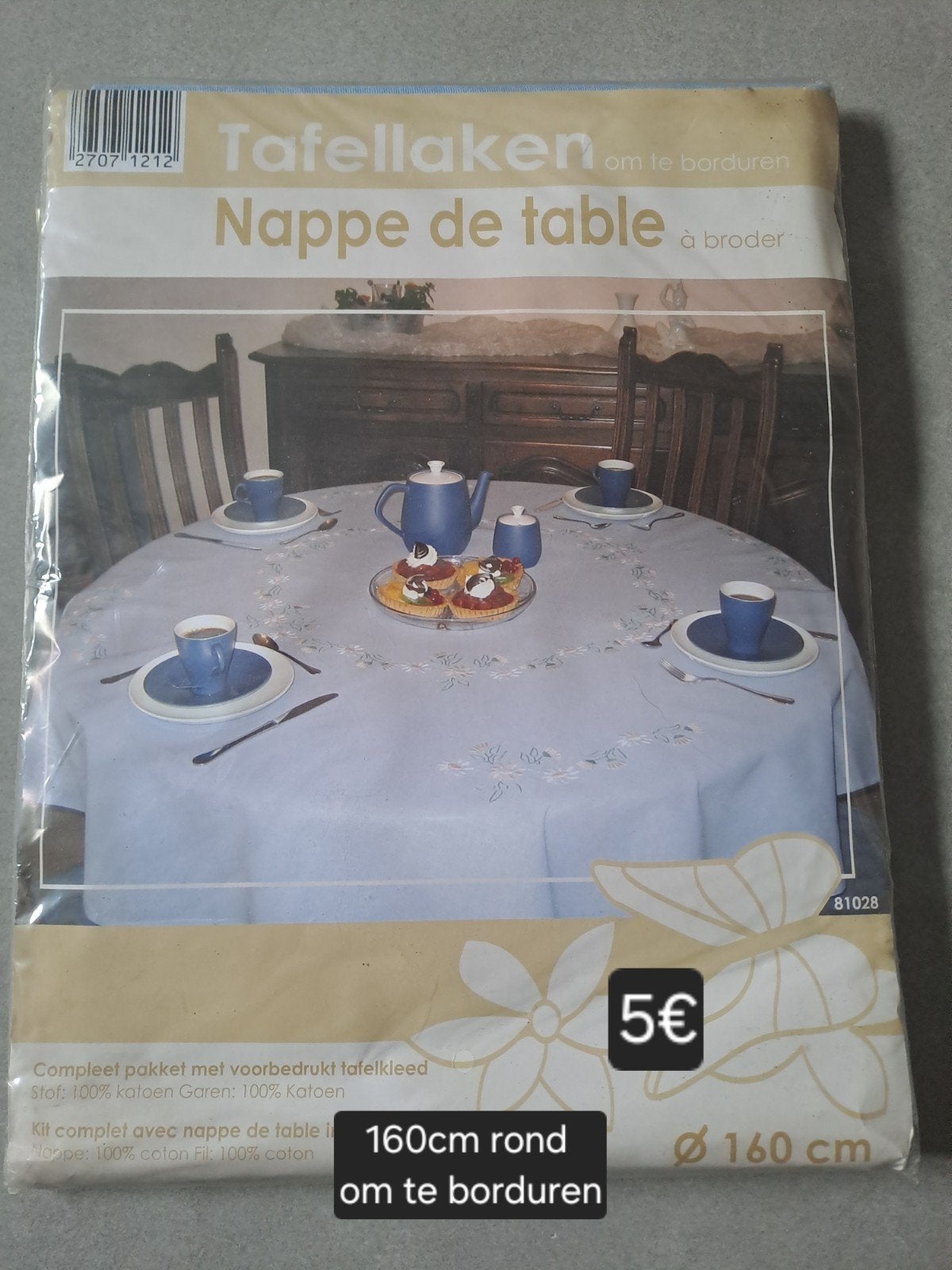 Tafelkeed om te borduren, Maison & Meubles, Nappes, Enlèvement ou Envoi, Autour de