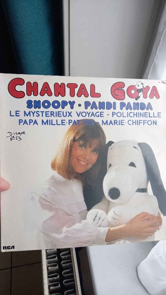 vinyl 33T chantal goya "pandi panda - snoopy", Enlèvement, Comme neuf, Autres types