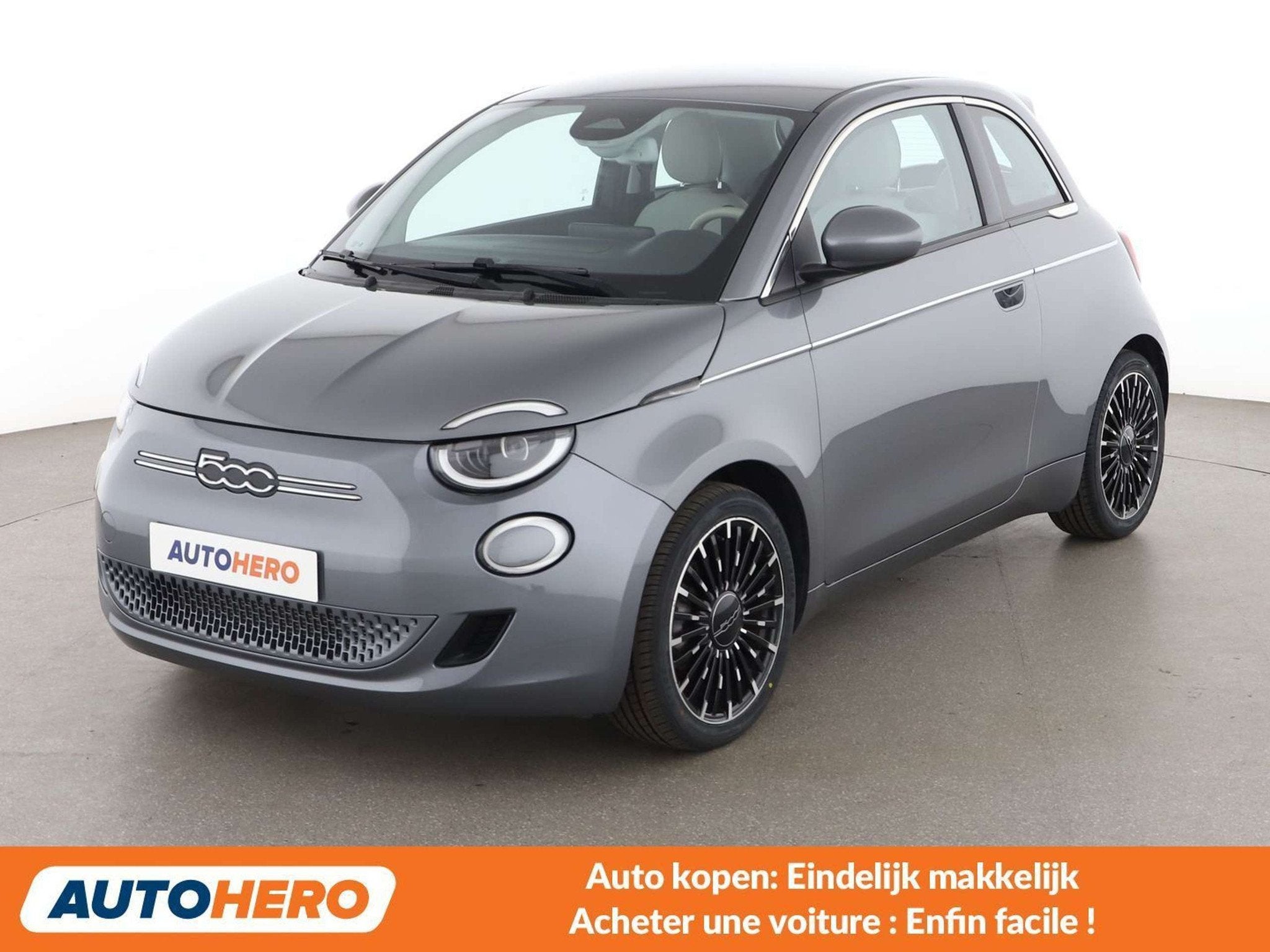 Fiat 500E electric drive 87 kW la Prima by Bocelli, Autos, Cuir, Achat, 87 kW, Beige
