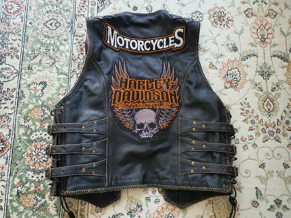 HARLEY DAVIDSON leder( ZWART ) maat L, Ophalen, Harley-Davidson, Dames, Jas | leer