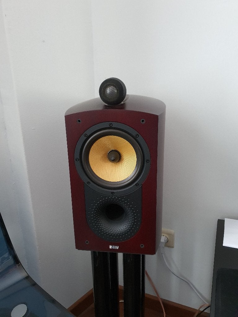 Paire HP Bower and Wilkins 805 Nautilus et HP Central HTM, Enceinte d'étagère, Compatible son surround/home cinéma, Enlèvement