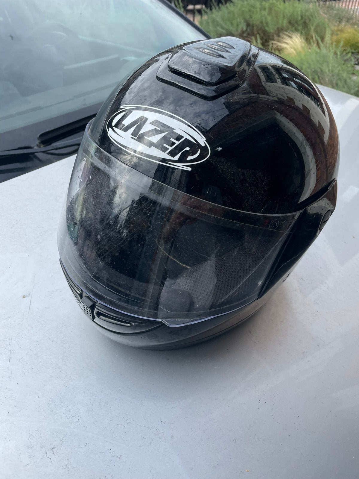 motorhelm lazer, Fietsen en Brommers, Ophalen, Gebruikt, Medium