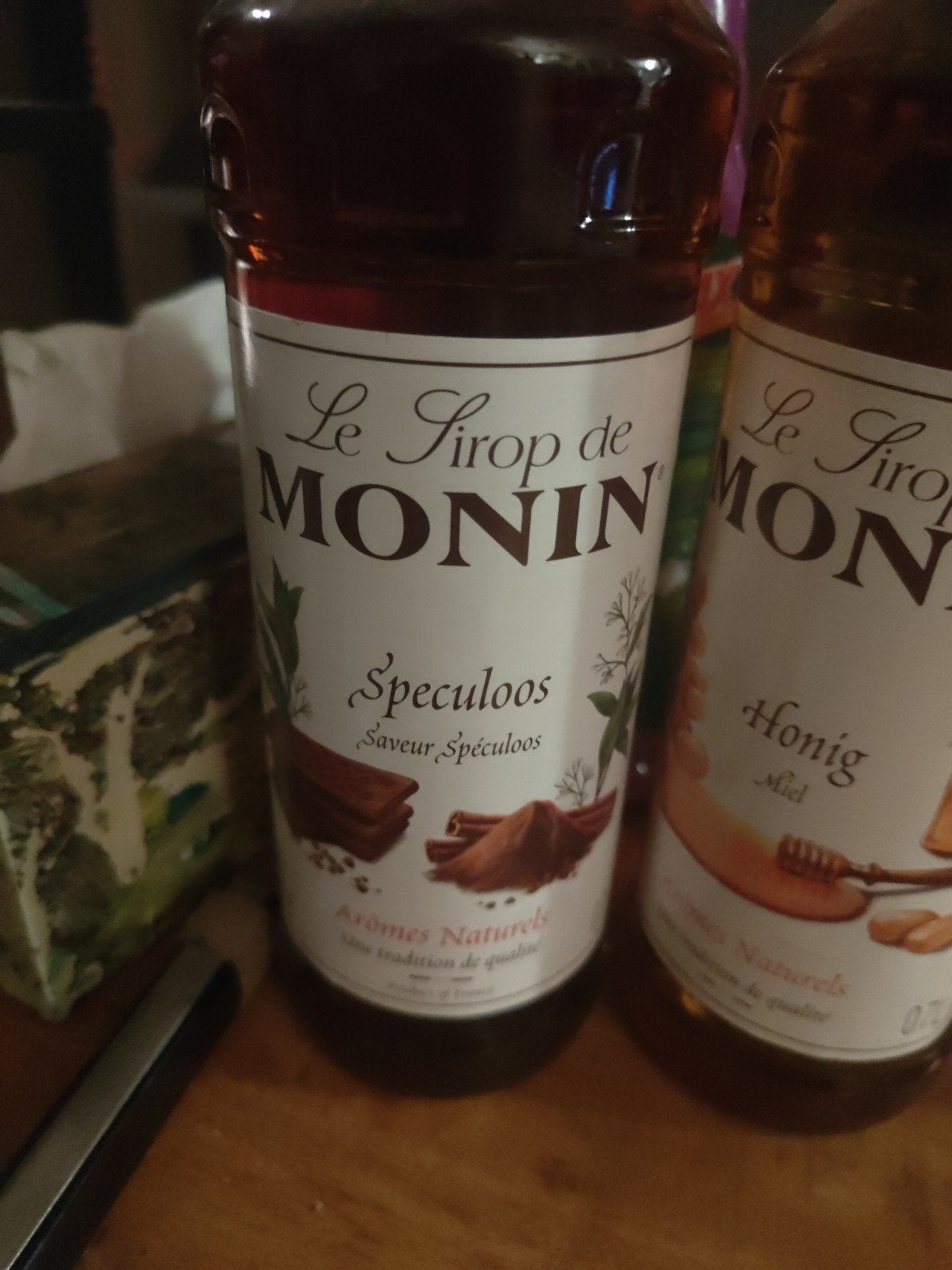Le siroop de monin, Diversen, Ophalen