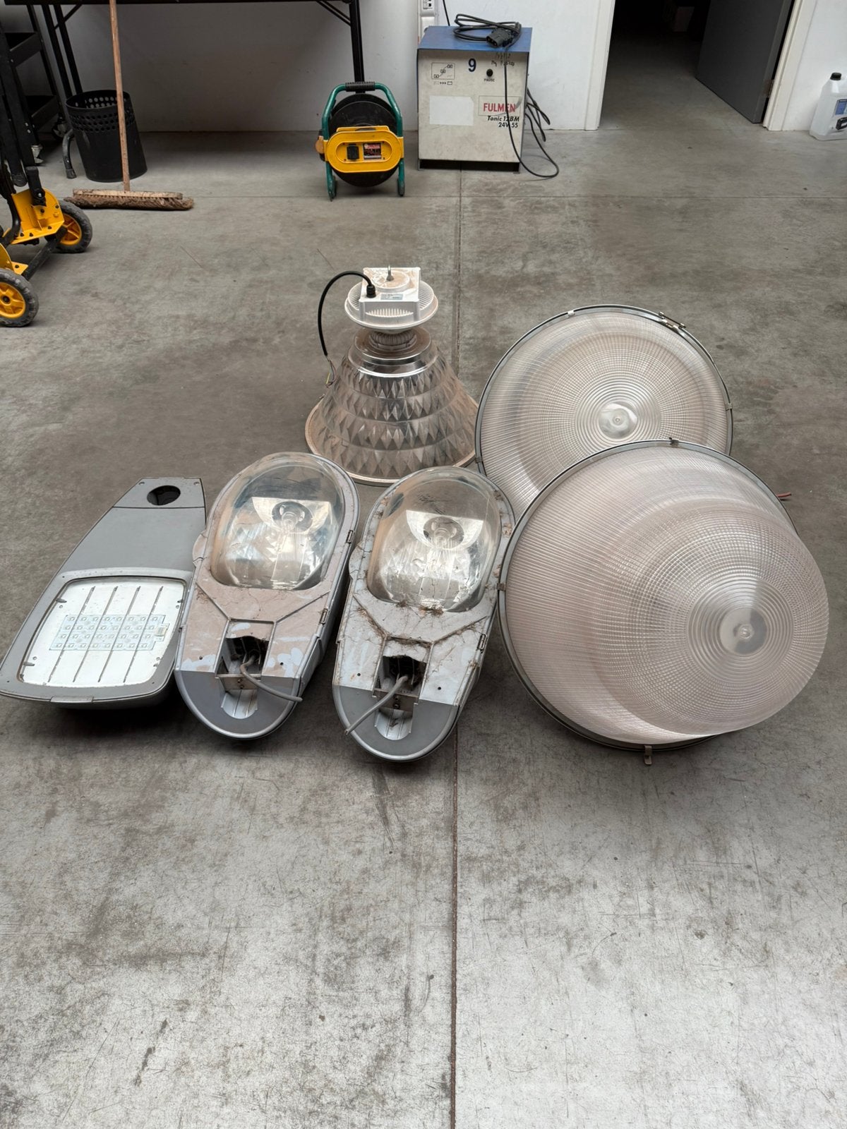 Industriële verlichting, Ophalen, Nieuw, Metaal, Overige fittingen