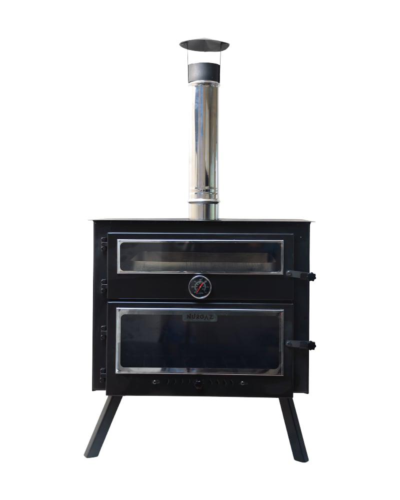 Houtkachel met oven, Enlèvement, Comme neuf