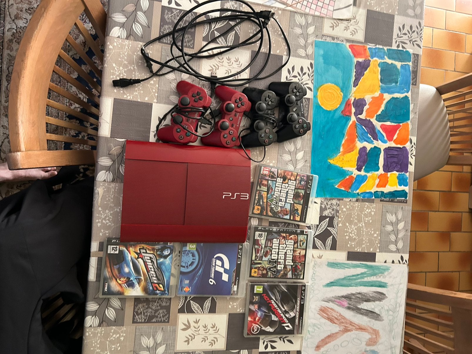 PlayStation 3 met 5 stuks games, Ophalen, Zo goed als nieuw