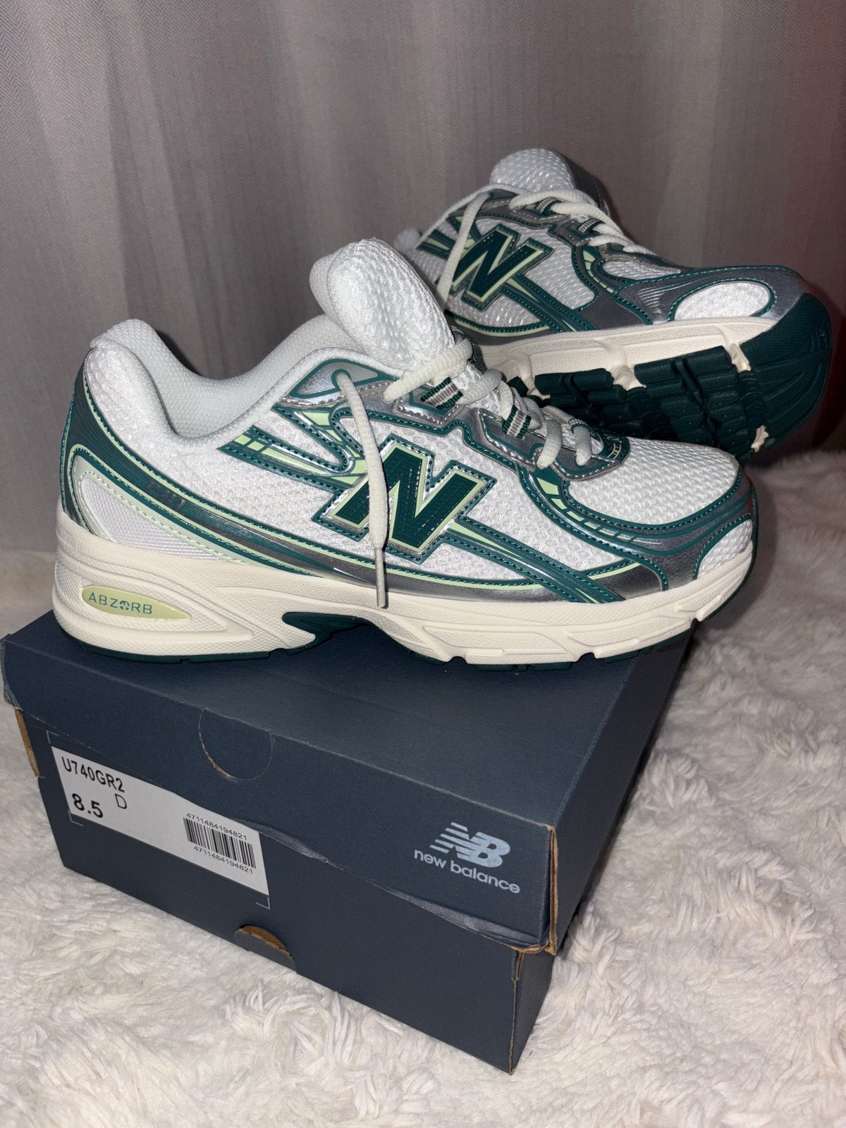 New balance 740 vert, Enlèvement ou Envoi, Comme neuf