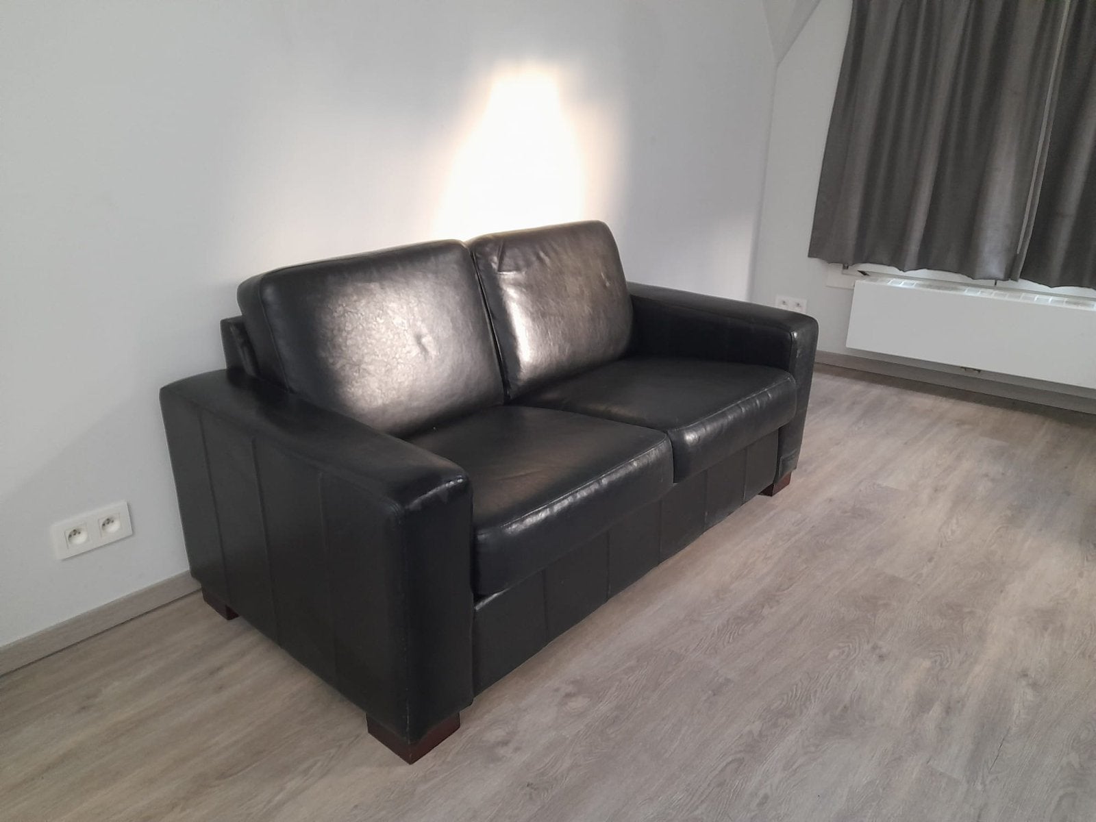 siège noir, Maison & Meubles, Canapés | Salons, Enlèvement, Comme neuf, Cuir