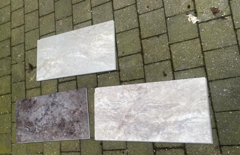 Shaw (Coretec) Pro cliquez sur les restes de 3 couleurs, Enlèvement, Neuf, Autres matériaux, Carrelage de sol