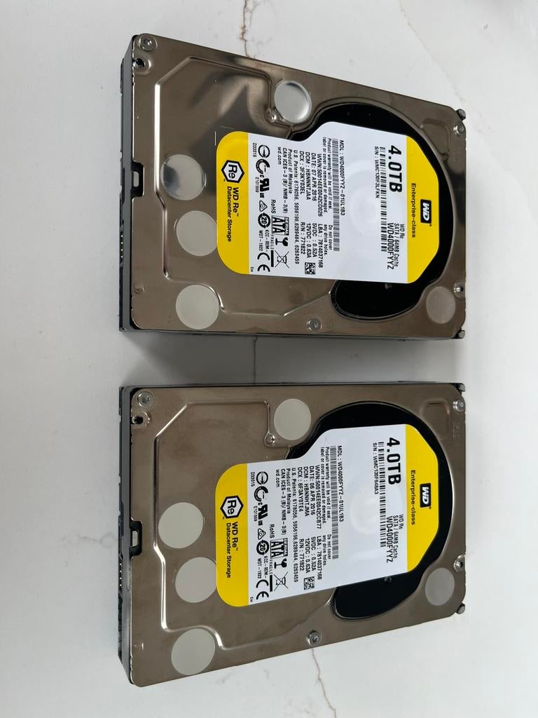 WD enterprise 4TB HDD hardeschijf, Enlèvement ou Envoi, Comme neuf, HDD
