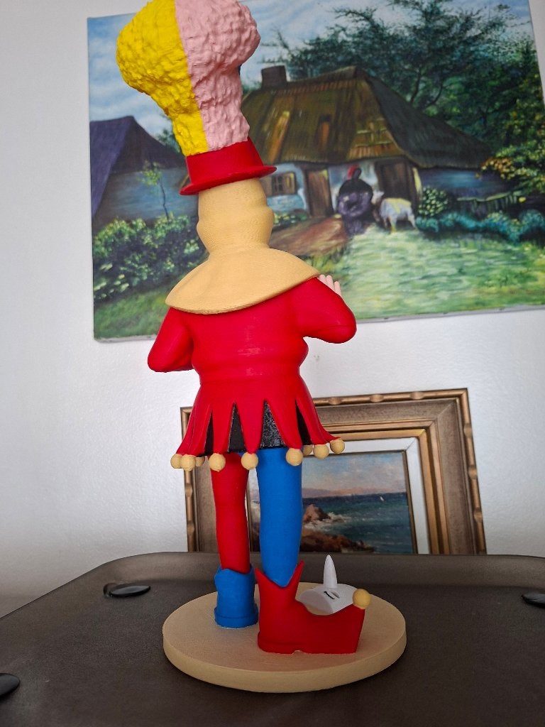 Kapitein Haddock als vrolijke turluron 40cm. handgeschilderd, Ophalen of Verzenden, Nieuw, Overige typen