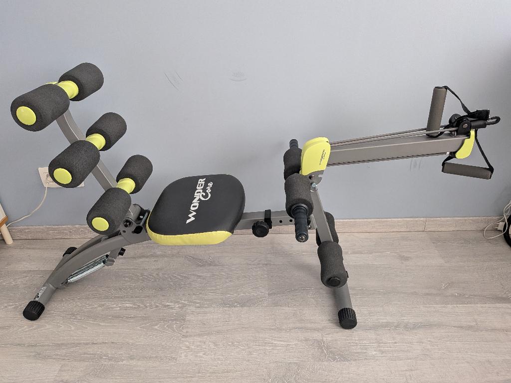 banc fitness 6 en 1 wonder core, Sports & Fitness, Enlèvement, Comme neuf, Pectoraux, Autres types