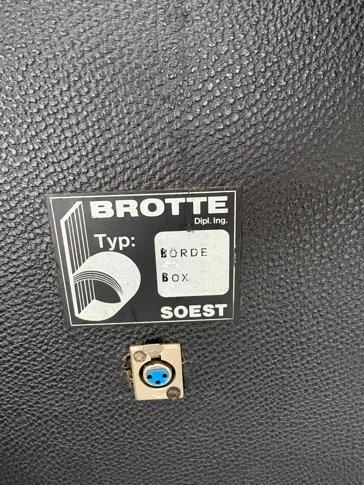 Professionele speakers Brotte, TV, Hi-fi & Vidéo, Enceintes, Enlèvement, Utilisé, Kit d'enceintes, Autres marques